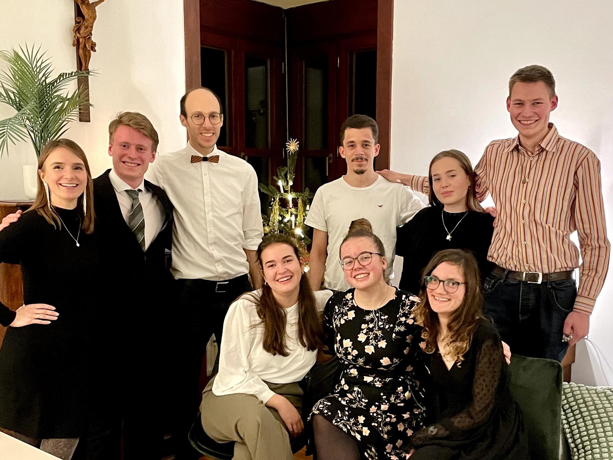 Auch an Weihnachten hat die UP-WG gemeinsam gefeiert (Foto: Theresa Wiedemann) 