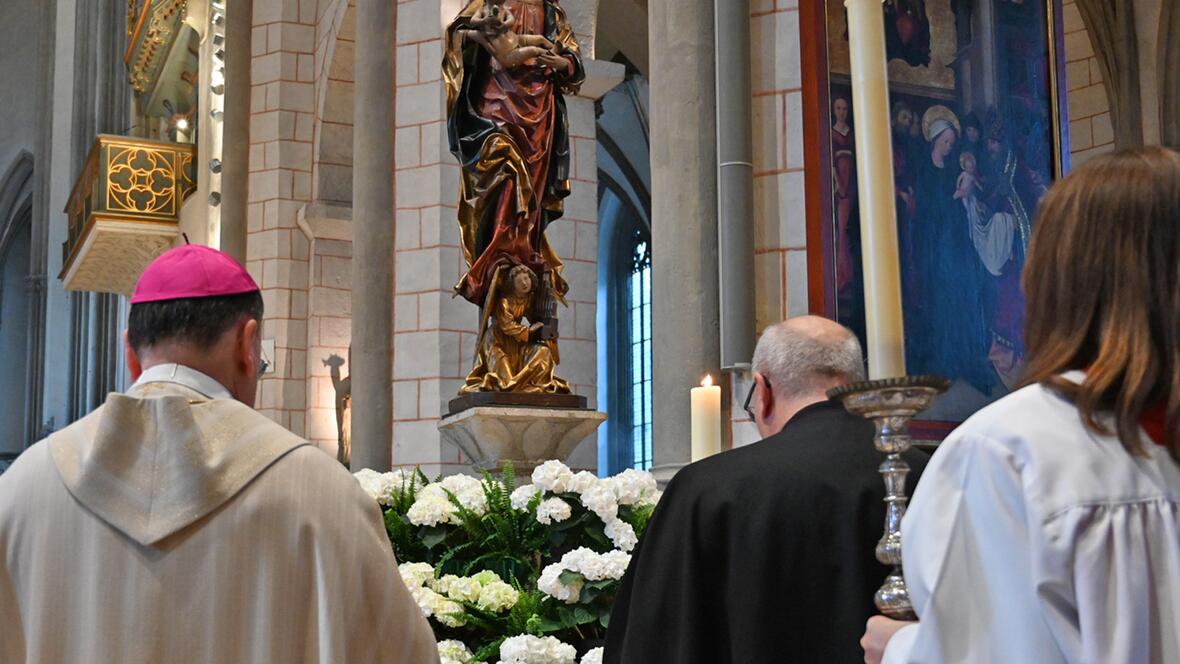 Am Hochfest der Patrona Bavariae wurde die Reihe der Maiandachten im Dom eröffnet. (Fotos: Leander Stork / pba) 
