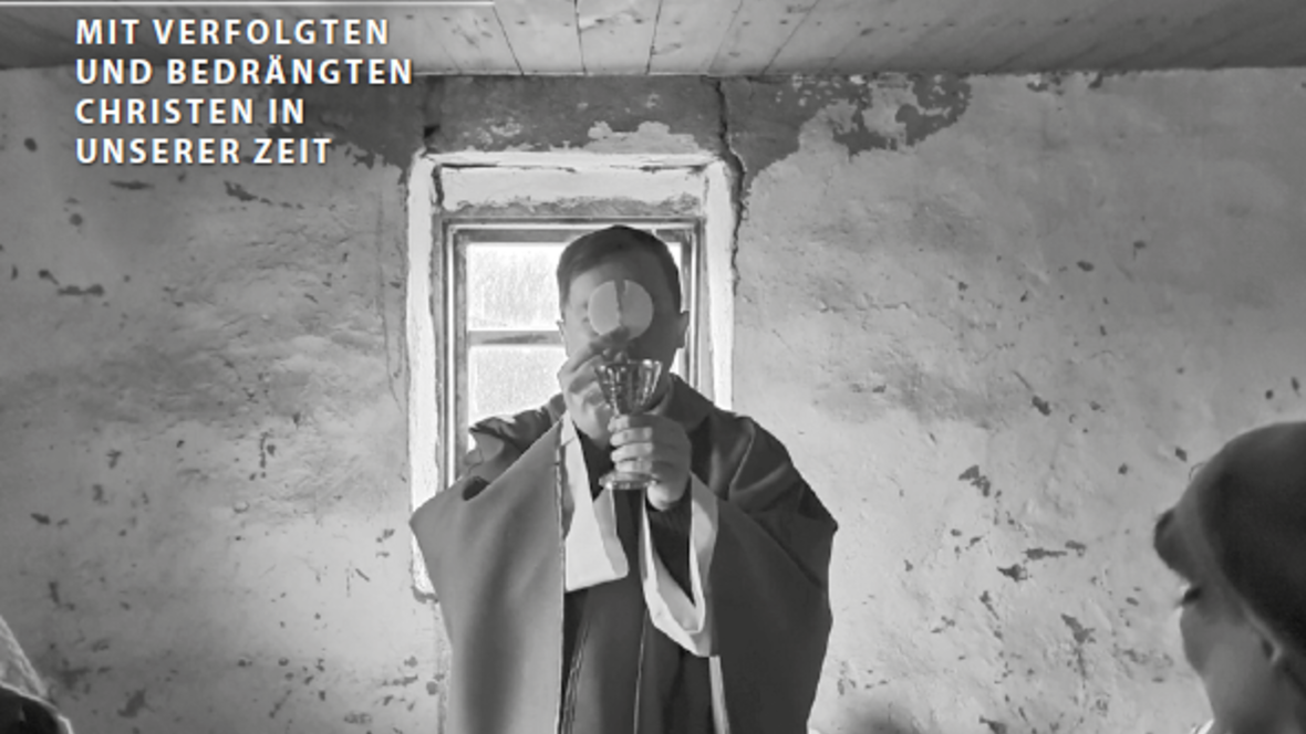 Ausschnitt des Titelbilds der Arbeitshilfe "Solidarität mit verfolgten und bedrängten Christen in unserer Zeit – Zentralasien" (Quelle: DBK)