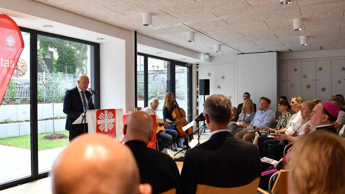 Der Caritasdirektor freute sich über das gelungene Projekt und dankte allen finanziellen Förderern.