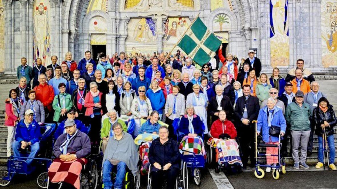 Über 80 Pilgerinnen und Pilger nahmen an der diözesanen Wallfahrt nach Lourdes der Pilgerstelle teil. (Foto: Pilgerstelle Bistum Augsburg) 